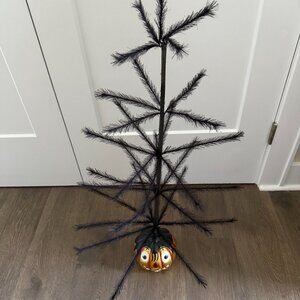 Christopher Radko Jack O’Lantern Feather Tree - New Without Tags
